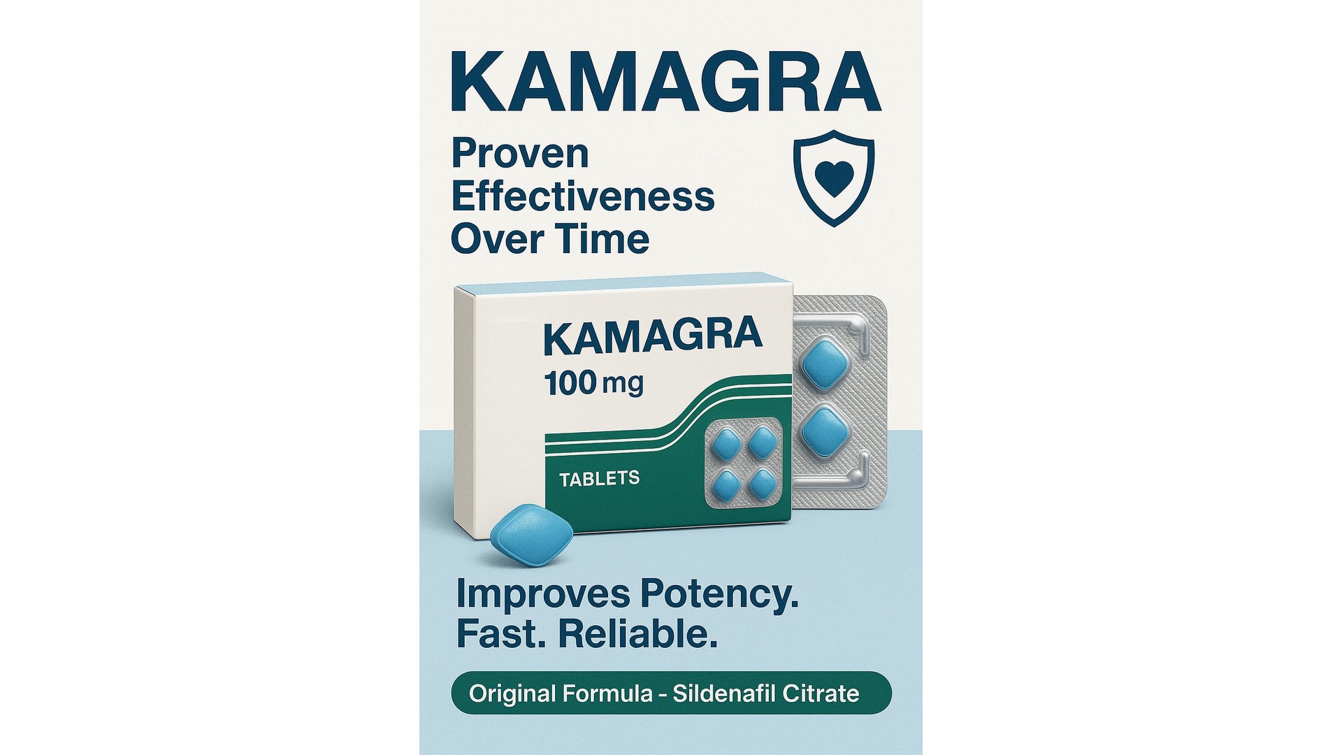 Kamagra 100 mg tablets — Sildenafil-based solution for improved male performance